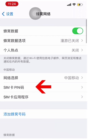 和布克赛尔苹果14维修网分享如何给iPhone14的SIM卡设置密码 