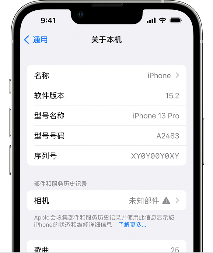 和布克赛尔苹果维修分享iPhone 出现提示相机“未知部件”是什么原因？ 